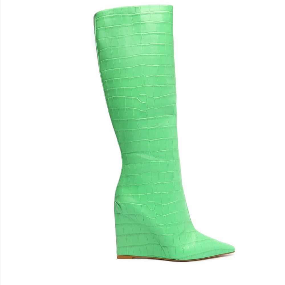 Schutz Asya boot- Gianni green